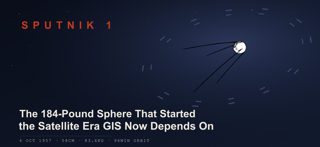 Sputnik 1 — The 184-Pound Orb That Launched The Satellite Era GIS Now Rely On