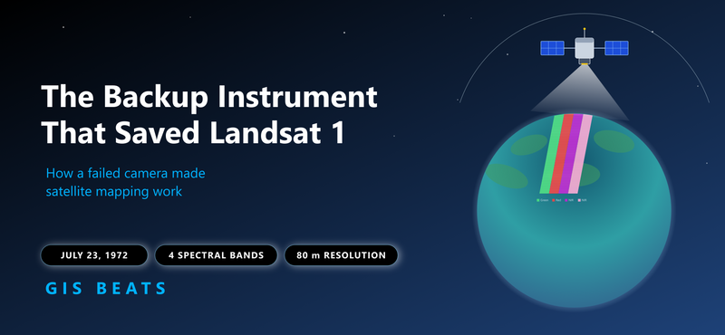 The Backup Instrument That Saved Landsat 1 — How a Failed Camera Made Satellite Mapping Work
