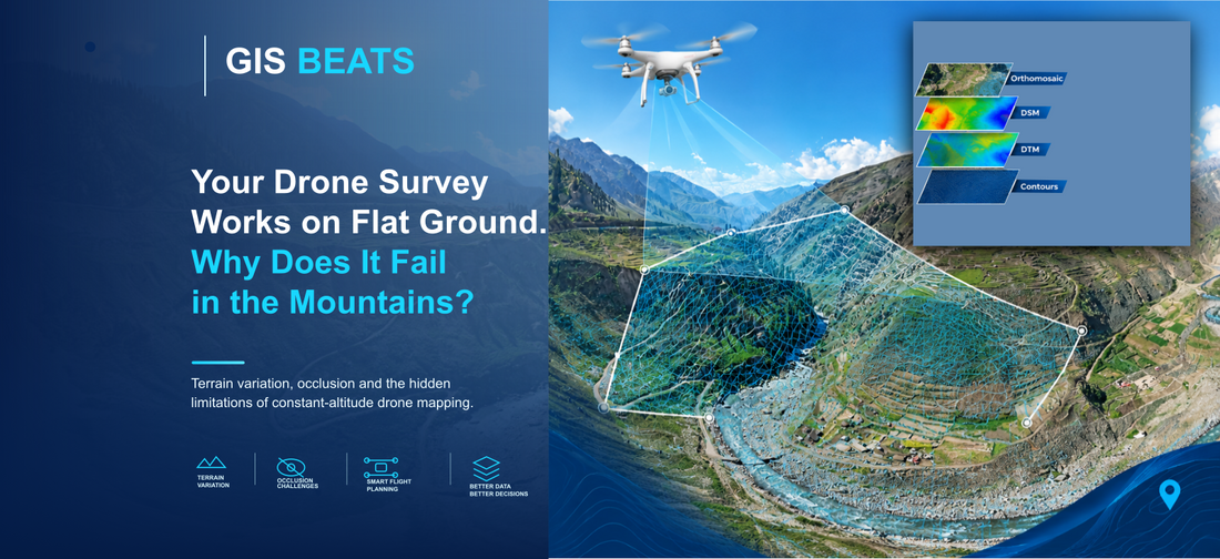 Your Drone Survey Works on Flat Ground. Why Does It Fail in the Mountains?