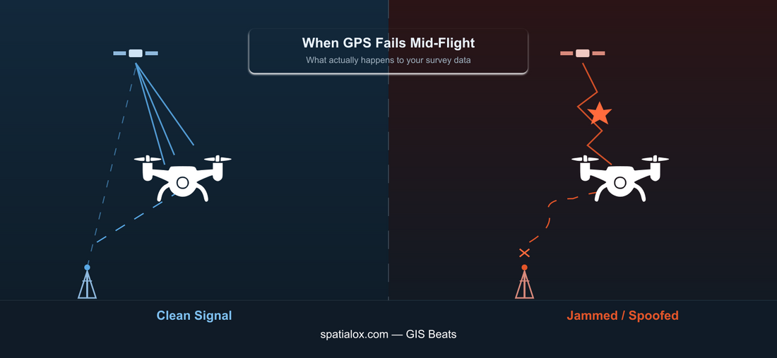 What Happens to Your Survey Data When GPS Fails Mid-Flight
