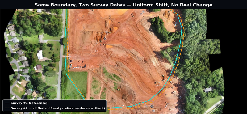 Why Your Repeat Drone Surveys Don't Line Up — Even When Nothing on Site Has Changed