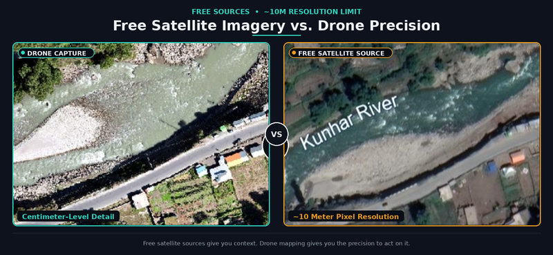 Free Satellite Imagery Sources: A Practical Guide Across Platforms (2026)