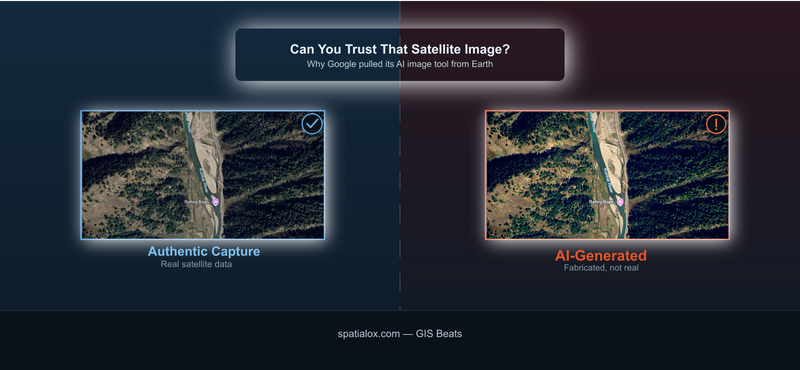 Why Google Pulled Its AI Satellite Image Tool — And What It Means for Trusting Geospatial Data